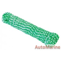 Ski Rope - Green/White - 5mm x 30m