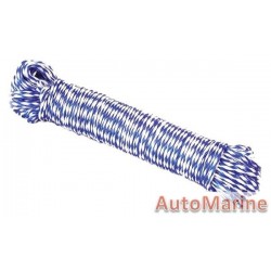 Ski Rope - Blue/White - 7mm x 10m