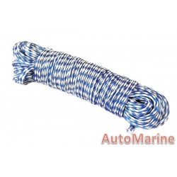 Ski Rope - Blue/White - 7mm x 30m