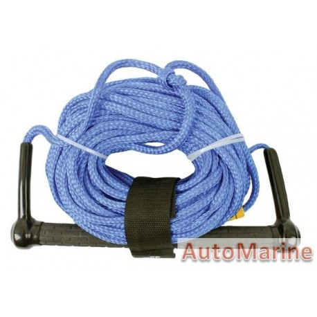 Ski Rope with Plastic Handle - 8mm x 25m