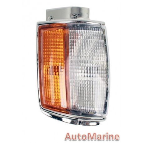 Toyota Hilux [1984 - 1987] Corner Lamp (Chrome) - Left