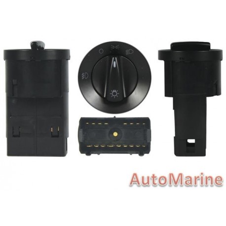 Head Lamp Switch for Volkswagen Golf 4 with Fogs