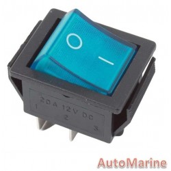 Rocker Switch - Blue