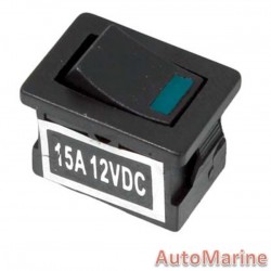 Rocker Switch - Blue - Mini