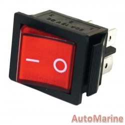 Rocker Switch - Red