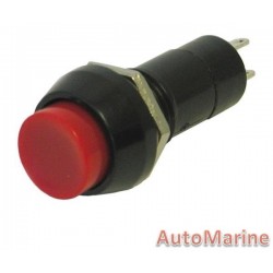 Button Switch - Round - Red