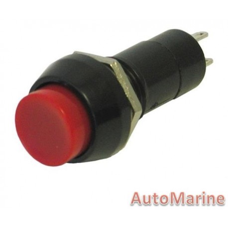 Button Switch - Round - Red