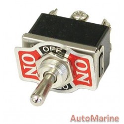 Toggle Switch - On / Off / On with Return