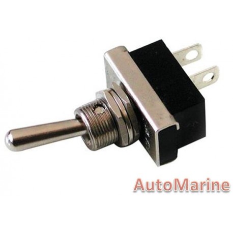 Toggle Switch - On / Off - Metal