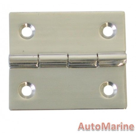 Butt Hinge - 316 Stainless Steel - 40mm x 35mm