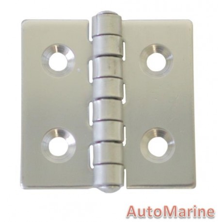 Butt Hinge - 316 Stainless Steel - 40mm x 40mm