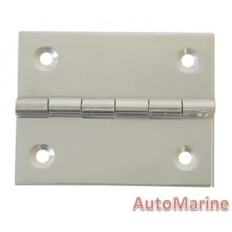 Butt Hinge - 316 Stainless Steel - 49mm x 40mm