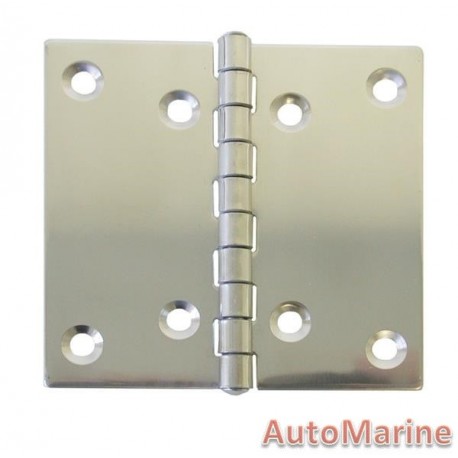 Butt Hinge - 316 Stainless Steel - 99mm x 98mm