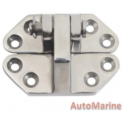 Canopy Fitting Hatch Hinge - 75mm x 58mm - Stainless Steel