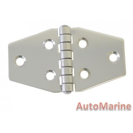 Door Hinge - 71mm x 40mm - Stainless Steel