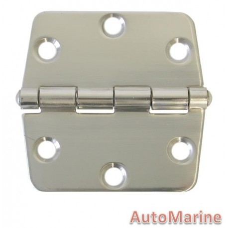 Door Hinge - 74mm x 74mm - Stainless Steel