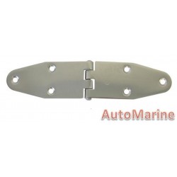 Strap Hinge (Flush Mount) - 180mm x 40mm - 316 Stainless Steel