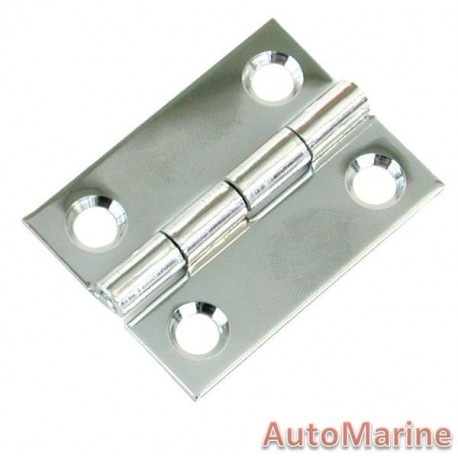 Butt Hinge - 50mm x 44mm - Stainless Steel