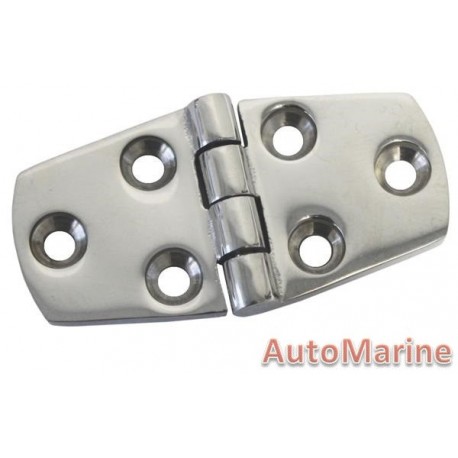 Door Hinge - 75mm x 62mm - Stainless Steel