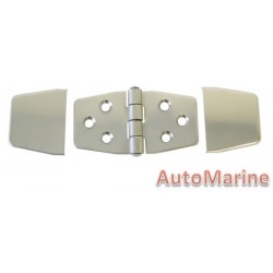 Door Hinge - 76mm x 36mm - Stainless Steel