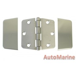 Door Hinge - 74mm x 74mm - Stainless Steel