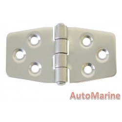 Locker Hinge - 78mm x 40mm - Stainless Steel