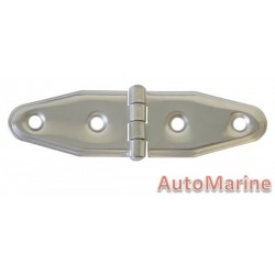 Strap Hinge - 106mm x 28mm - 316 Stainless Steel