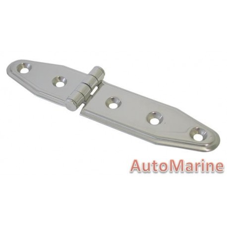 Strap Hinge - 132mm x 28mm - 316 Stainless Steel