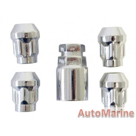 Locking Wheel Nut Set [19/21mm x 12mm x 1.5mm]