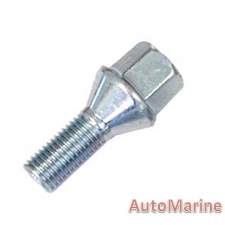 Chrome Wheel Stud Set [25mm x 12mm x 1.5mm]