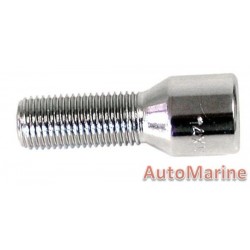 Chrome Allen Key Wheel Bolt [35mm x 14mm x 1.25mm]