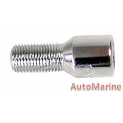 Chrome Allen Key Wheel Bolt [30mm x 14mm x 1.5mm]