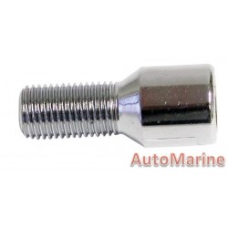 Chrome Allen Key Wheel Bolt [28mm x 12mm x 1.25mm]