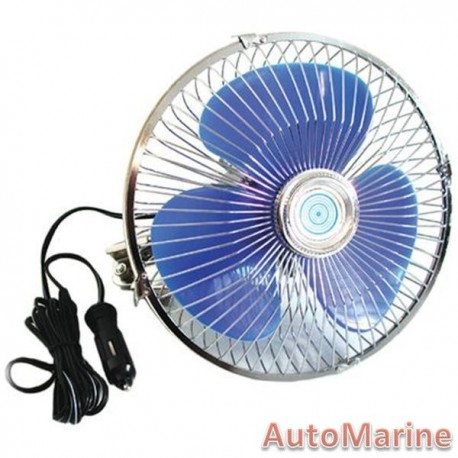Oscillating 8 Inch Diameter Fan - 24 Volt