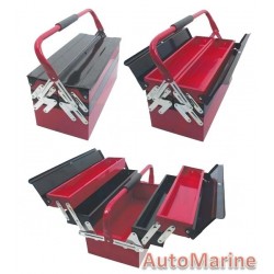 5 Tray Toolbox - Black Detailing (450mm x 200mm x 200mm)