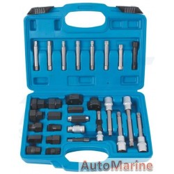 Alternator Freewheel Pulley Removal Tool Set (30 Pieces)