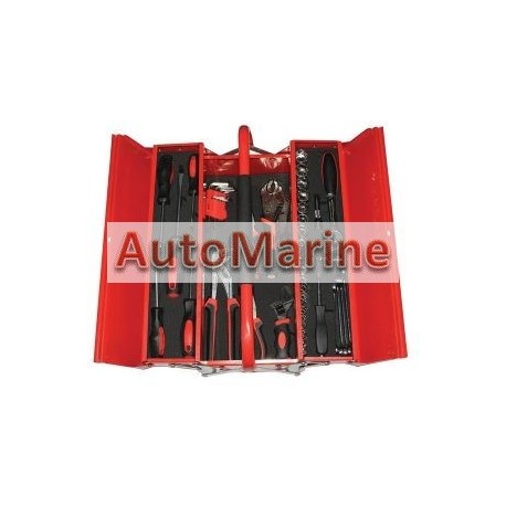 Tool Kit in 3 Tray Tool Box (48 Piece)