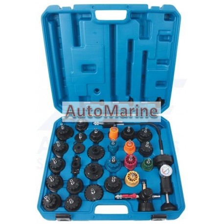 Radiator And Cap Testing Kit (33 Piece)