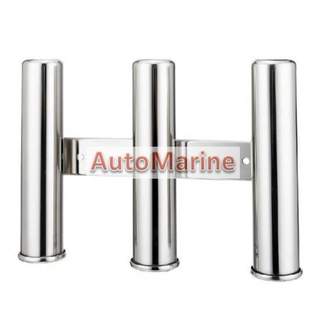 Rod Holder - 3 Rod - Heavy Duty - 316 Stainless Steel