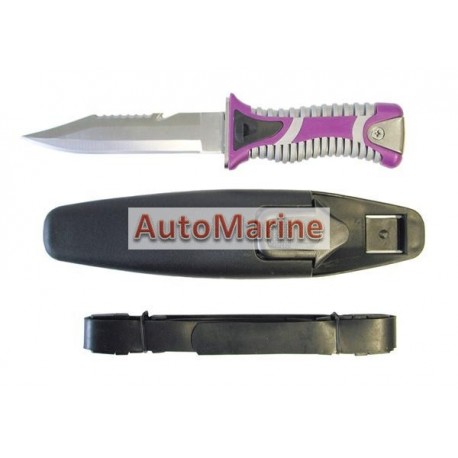 Stainless Steel Diving Knife with Holder