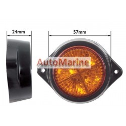 LED Marker Lamp - 4 LED - Amber