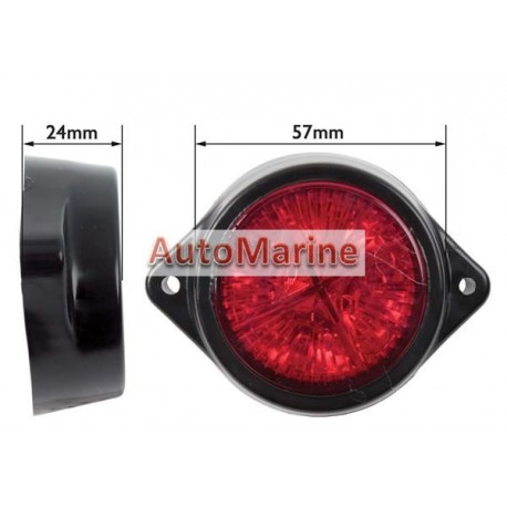 LED Marker Lamp - 4 LED - Red