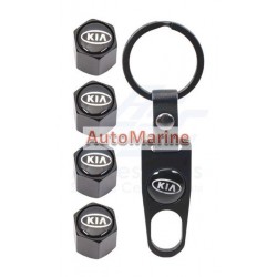 Valve Caps - Kia with Key Ring