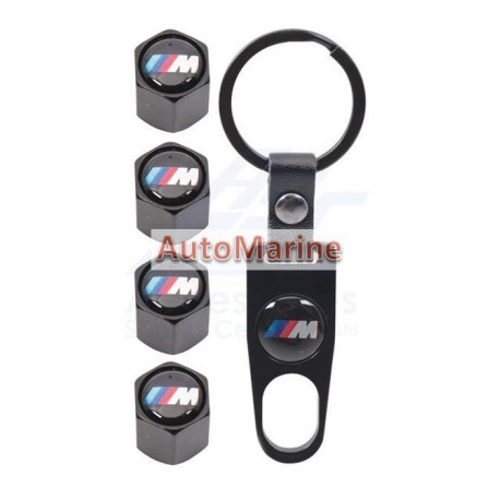 Valve Caps - BMW M Sport with Key Ring