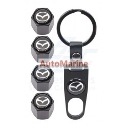 Valve Caps - Mazda with Key Ring