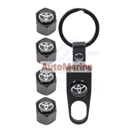 Valve Caps - Toyota with Key Ring