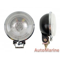 Clear Fog Lamp Set with White LED Surround Ring