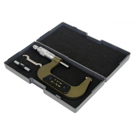Micrometer - 50 to 75 mm in Plastic Case