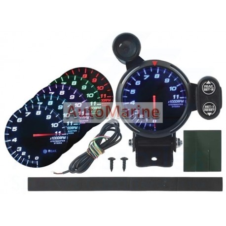 80mm Tachometer with 7 Colours