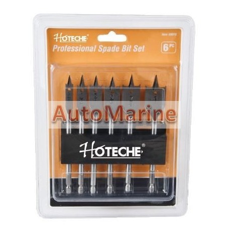 Hoteche Flat Wood Drill Bit Set - 6 Piece